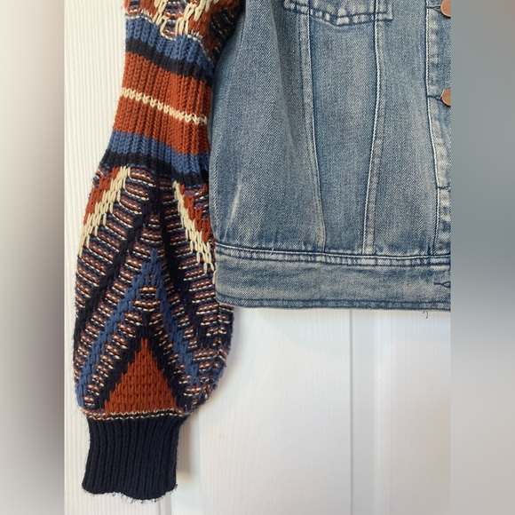 Fabrik Knitted Jean Jacket Size Small Worn Once! - Picture 3 of 12